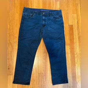 Mens navy blue strechy jeans